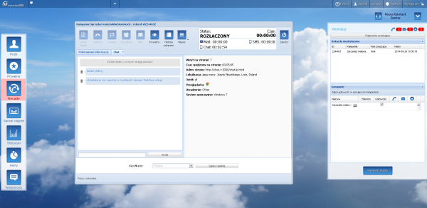 Czat online - panel konsultanta