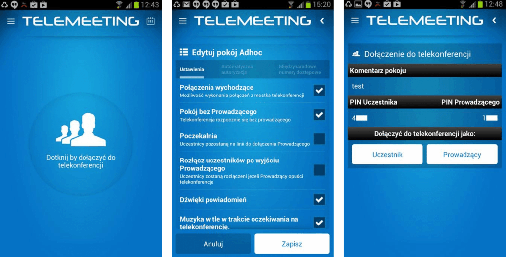 Nowości w Usłudze Telemeeting