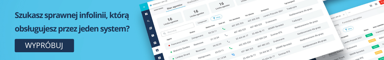 sprawny system do infolinii