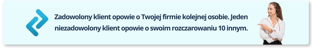 jakość obsługi klienta