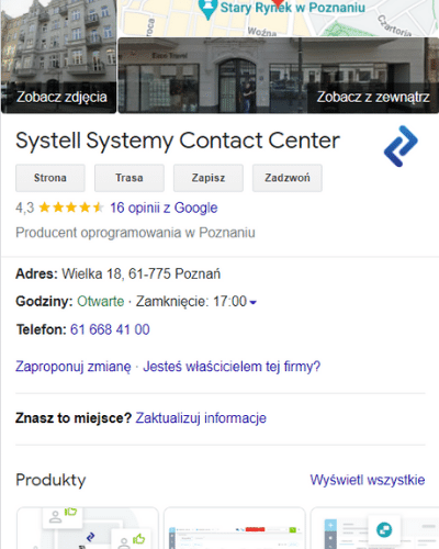 opinie klientów w internecie