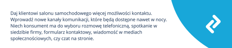 obsługa klienta w salonie samochodowym