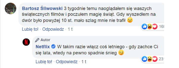 model kontaktu z klientem prowadzony przez Netflixa w mediach społecznościowych