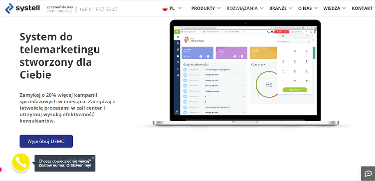 program do telemarketingu wygląd