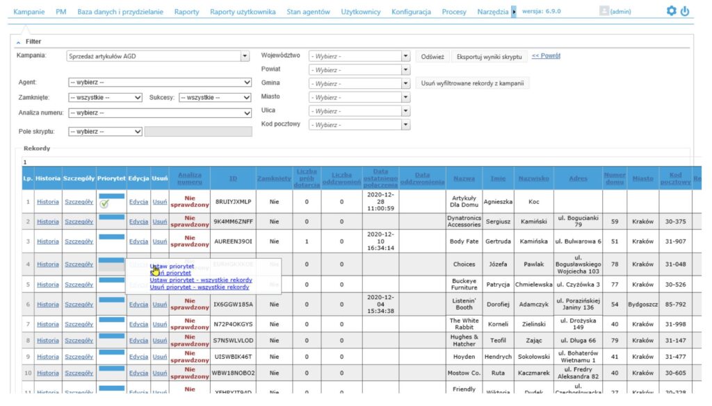 Priorytety obsługi w contact center