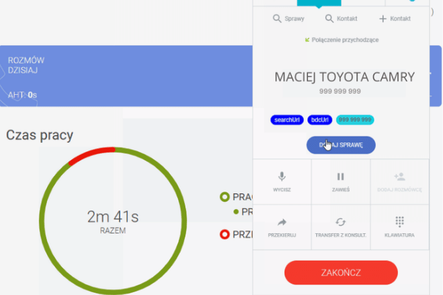 integracja systell contact center z Kanri